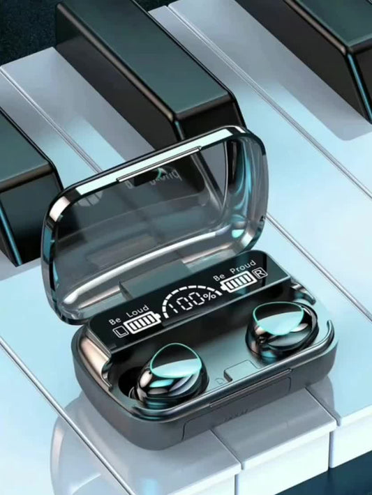 M10 Wireless Bluetooth Earbuds – Long Battery, Touch Control