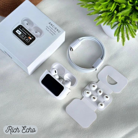 A9 Pro Earbuds with Smart Touch Display